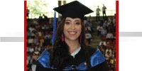 Estudiante de Administraci&oacute;n, mejor graduanda de la Facultad